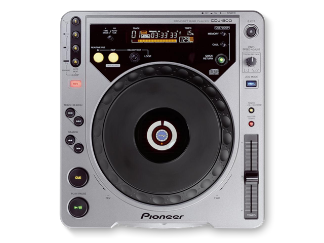 PIONEER CDJ 800 es un reproductor de CD para DJ